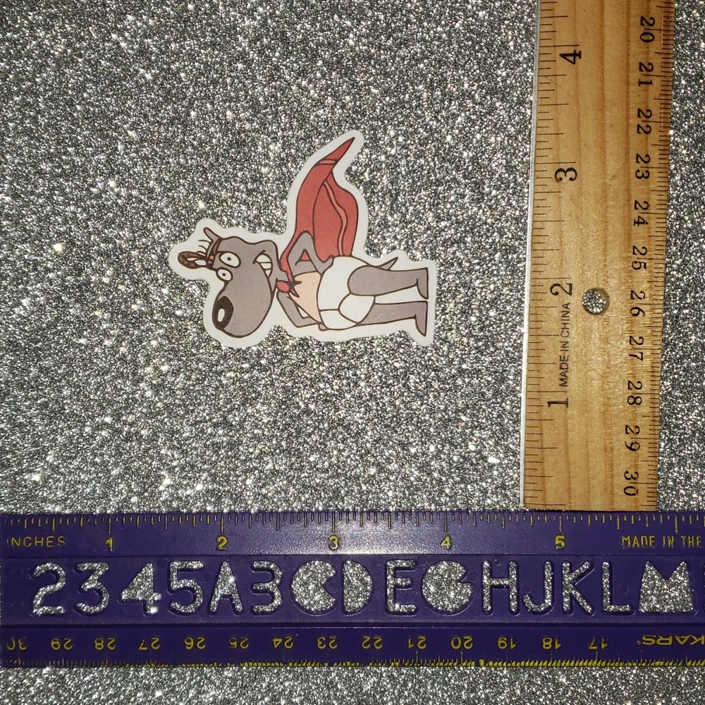 DOUG Nickelodeon Waterproof Sticker Porkchop - Picture 2 of 11